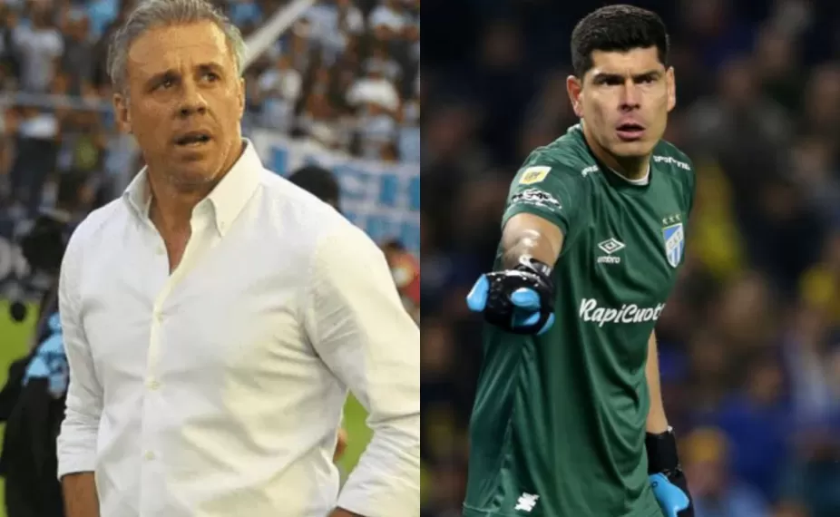 Atlético Tucumán: la extensa charla entre Lucas Pusineri y Carlos Lampe esta mañana