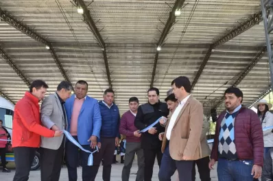 Sergio Mansilla encabezó un acto de inauguración de obras en Tafí del Valle