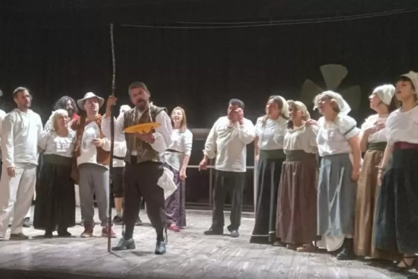 Don Quijote lleva sus sueños a Bella Vista