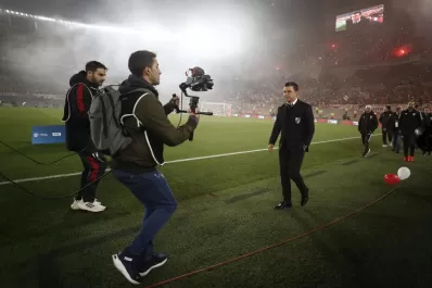 Gallardo fue ovacionado en su último partido en el Monumental de Núñez