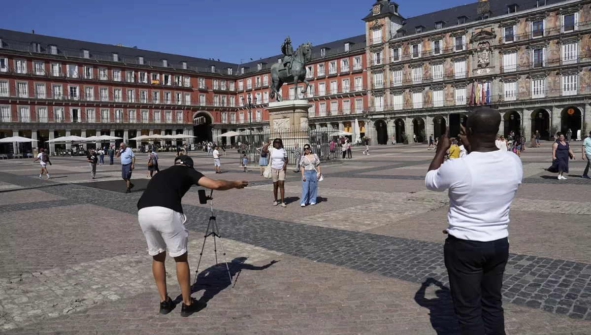 PLAZA MAYOR. Madrid es una de las ciudades de entrada de miles de Argentinos que deciden emigrar a España y al resto de Europa.