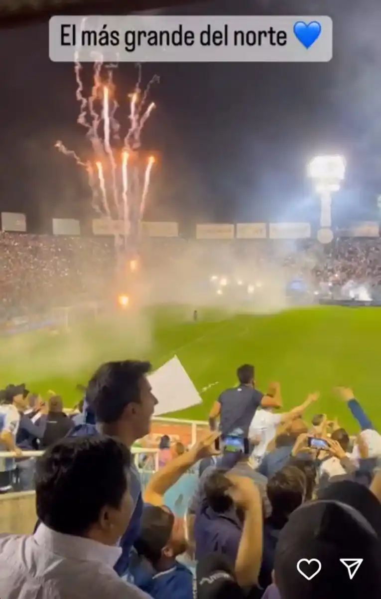 Romina Bergdolt, esposa de Lucas Pusineri, compartió el recibimiento al equipo. 