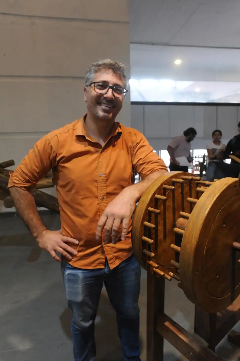 DANIEL VÁZQUEZ. El ingeniero cordobés gestor de la muestra.