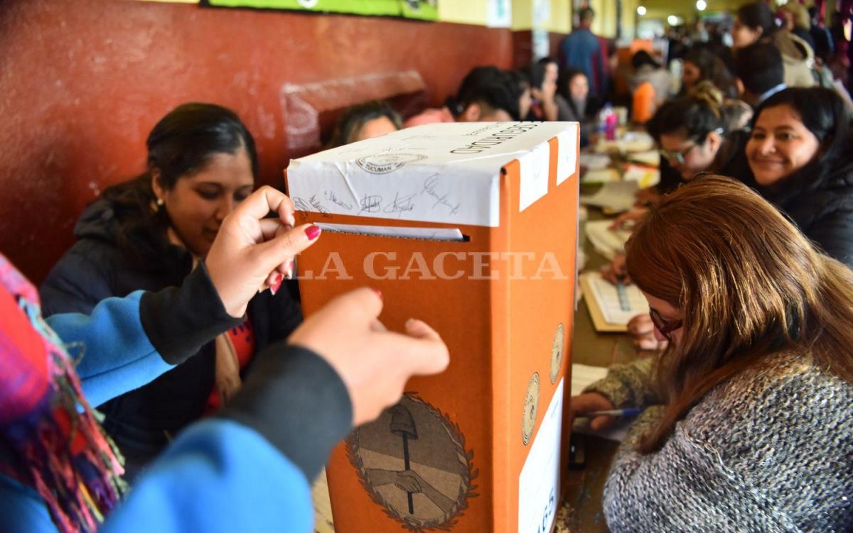 Elecciones en Tucumán. Foto de Archivo LA GACETA