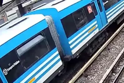 Un adolescente le robó a un policía y se escondió debajo de un tren: fue detenido