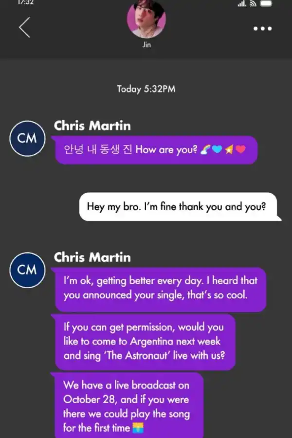 Una inesperada estrella se sumará al show de Coldplay en Argentina