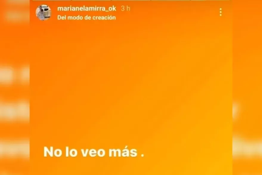 No lo veo más: Marianela Mirra se cansó de Gran Hermano