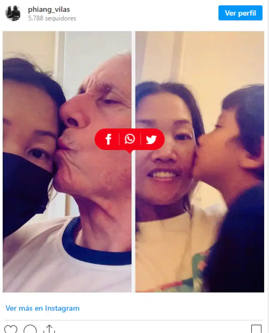 Guillermo Vilas reapareció luego de un largo tiempo de estar alejado de los medios