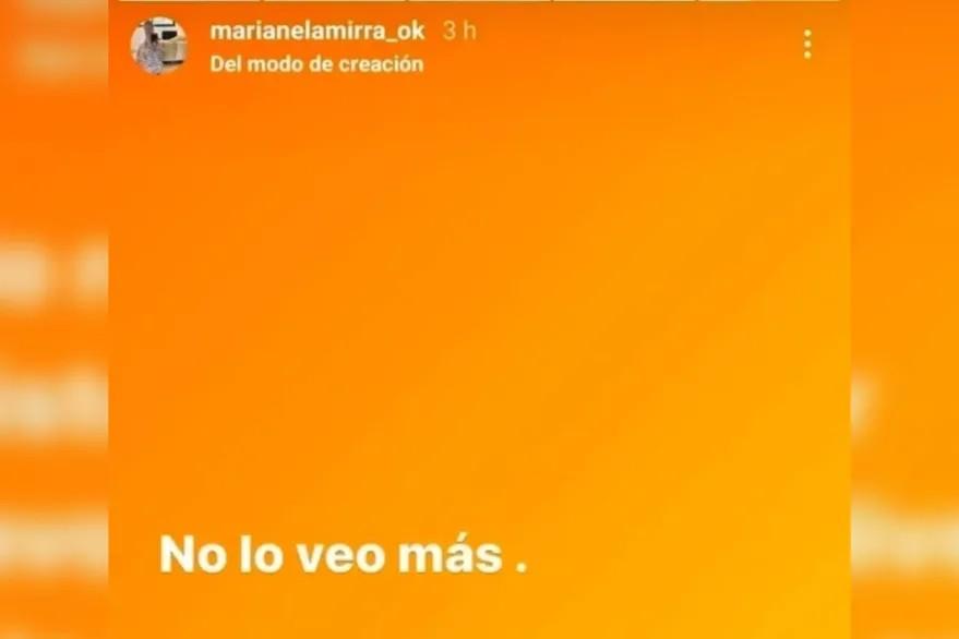 No lo veo más: Marianela Mirra se cansó de Gran Hermano