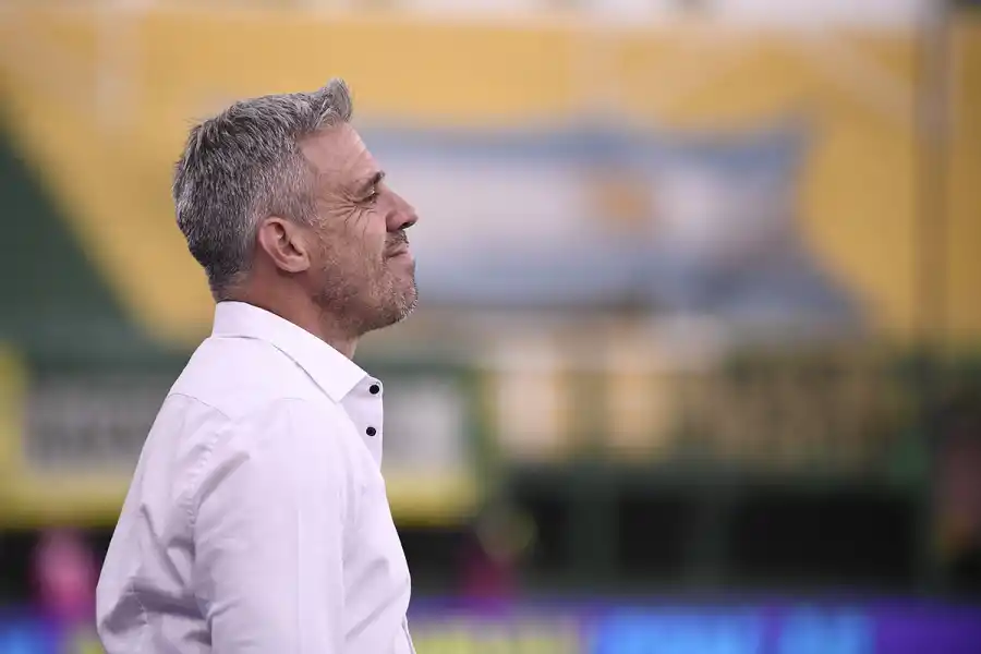 FELIZ POR SU TRABAJO. Pusineri aseguró que vuelve satisfecho a su casa luego de haber cumplido casi todos los objetivos que se plantearon junto a su cuerpo técnico. El DT aún debe resolver su continuidad.