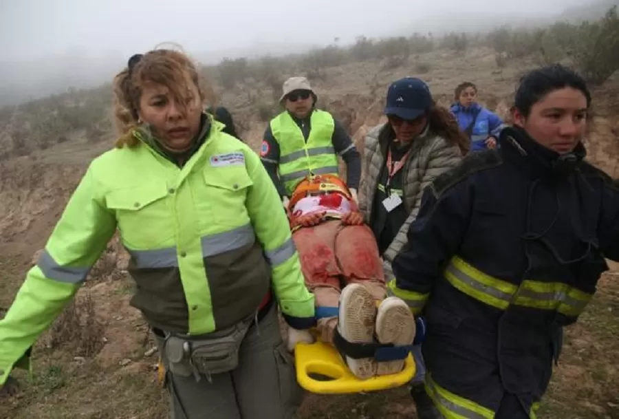 El Mollar: realizaron un simulacro de aéreo evacuación