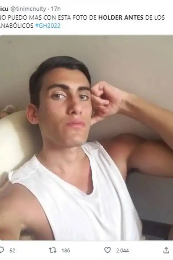 Gran Hermano 2022: la impactante transformación de Tomás Holder luego de los anabólicos