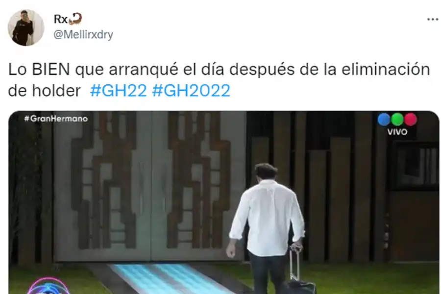 Memes sobre la expulsión de Tomás Holder de Gran Hermano 2022
