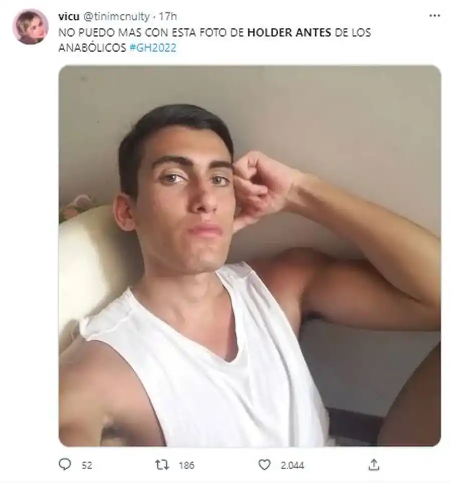 Gran Hermano 2022: la impactante transformación de Tomás Holder luego de los anabólicos