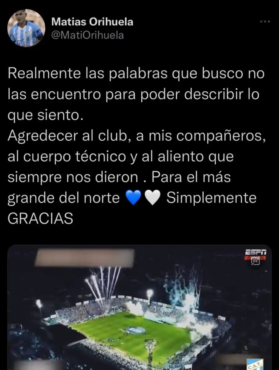 El tuit de Orihuela.