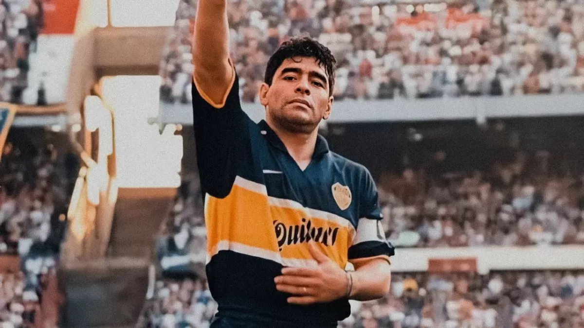 25 años del retiro de Diego Armando Maradona.