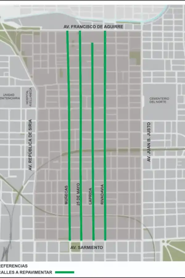 PLAN DE REPAVIMENTACIÓN. Las calles que son alcanzadas por las obras del municipio. Foto de Prensa SMT