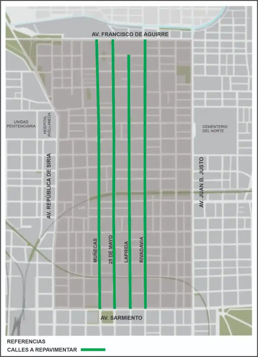 PLAN DE REPAVIMENTACIÓN. Las calles que son alcanzadas por las obras del municipio. Foto de Prensa SMT