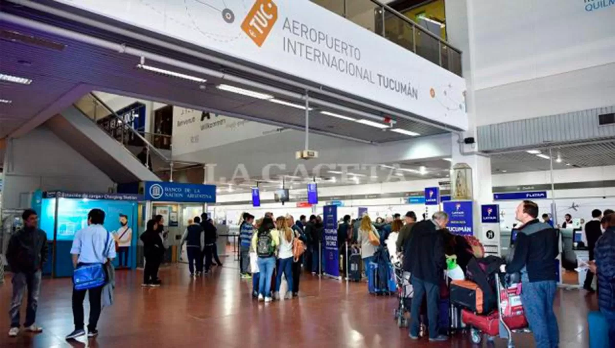 El aeropuerto internacional de Tucumán. ARCHIVO LA GACETA