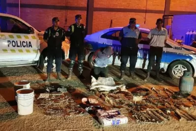 En el cementerio, detuvieron a un hombre que robaba elementos de bronce