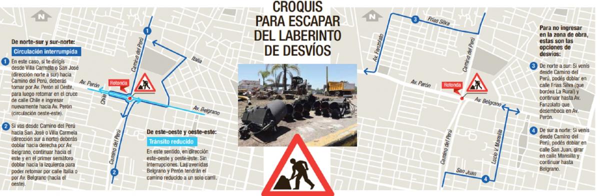 La remoción de la rotonda mejorará el paso de los vehículos, pero no resolverá el problema de tránsito