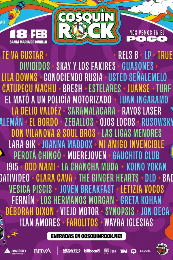 Cosquín Rock 2023 ya tiene sus primeros para su grilla