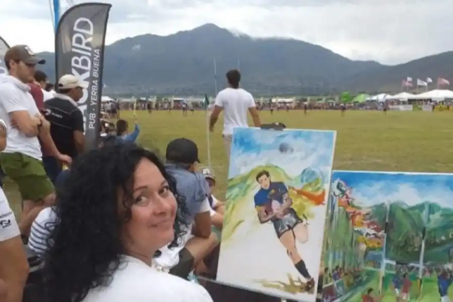 EN TAFÍ DEL VALLE. Bellotto se inspira más con la compañía de un buen paisaje natural. FOTO DE Tercer Tiempo Noa 