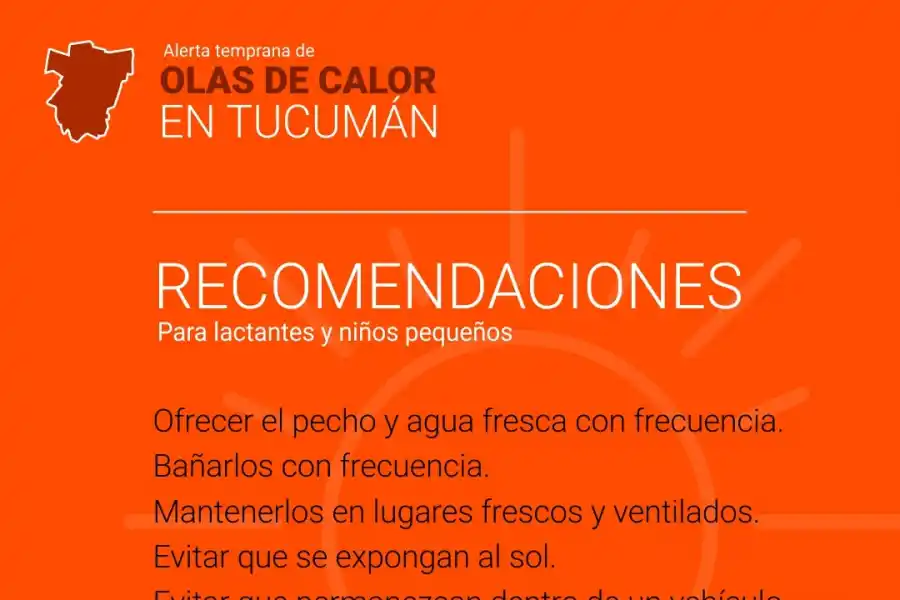 Tucumán, un horno: Cómo reconocer y actuar ante casos de agotamiento y golpe de calor
