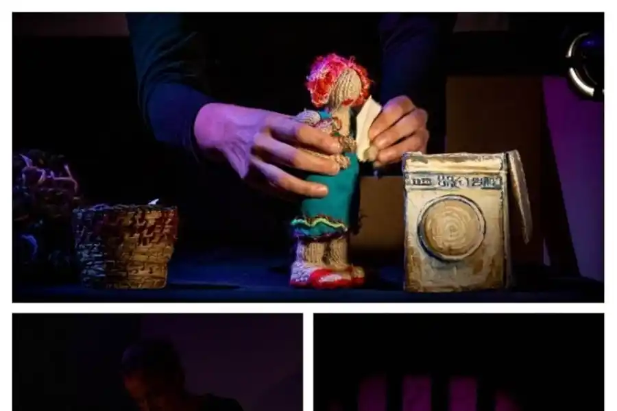 “MEDIA MEDIANERA”. Creación de Romina Muñoz con títeres y objetos.