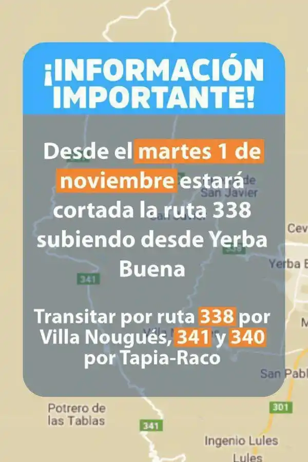 Comienzan las obras en El Rulo: cuáles son los caminos alternativos para subir a San Javier