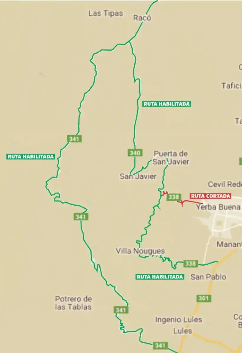 Comienzan las obras en El Rulo: cuáles son los caminos alternativos para subir a San Javier