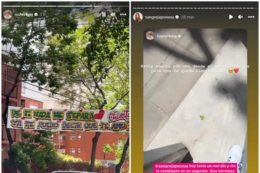 La China Suárez le dedicó un pasacalles a Rusherking: “¿Ya te puedo decir que te amo?”