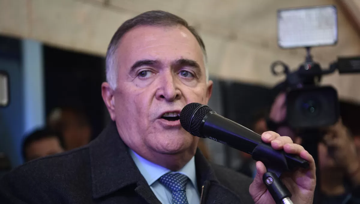 PRESENTE. El gobernador Osvaldo Jaldo confirmó que acompañará al nuevo ministro Santiago Maggiotti.