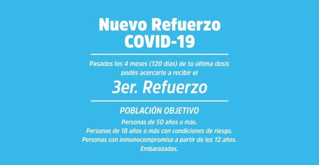Covid-19: arrancó la vacunación del tercer refuerzo y dieron a conocer los nodos