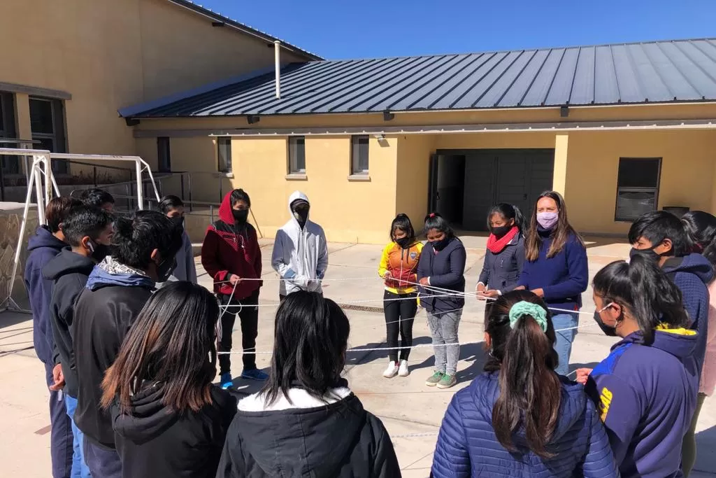 Estudiantes de secundario de San Antonio de los Cobres.