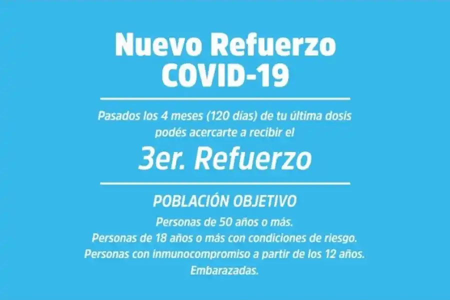Covid-19: arrancó la vacunación del tercer refuerzo y dieron a conocer los nodos