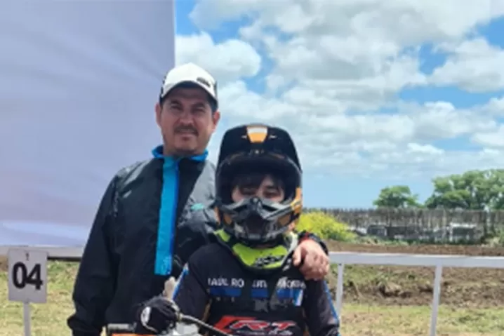 Argentino de Motocross: con apenas 11 años, Villagra sumó su segundo título nacional