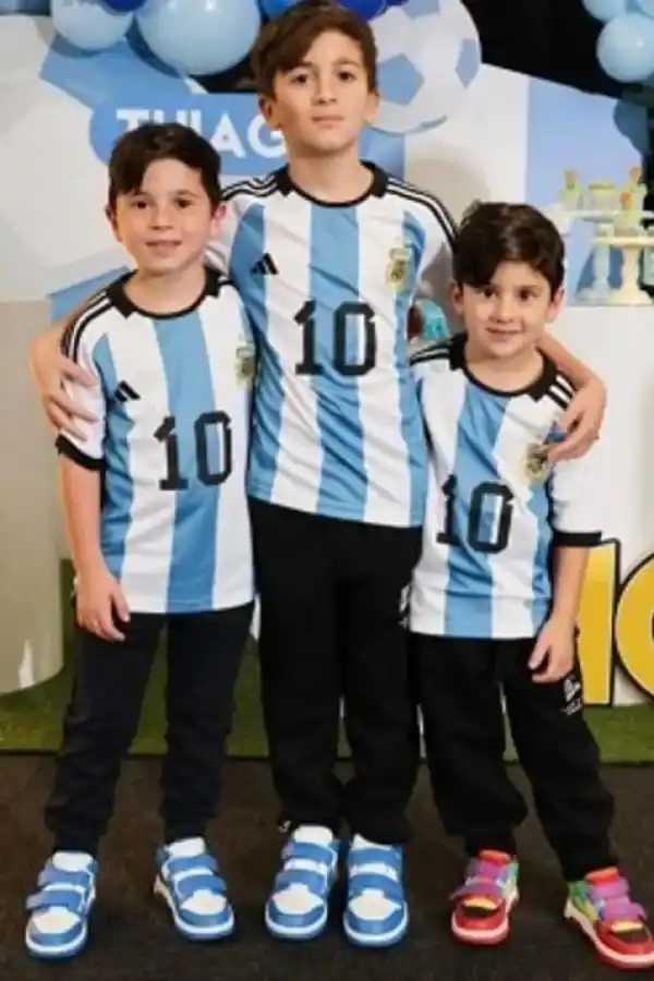 Fotos: el cumpleaños temático de Thiago Messi y el increíble look de Antonela Roccuzzo