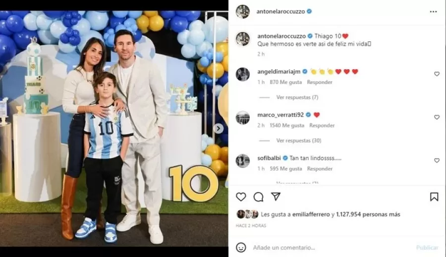 Fotos: el cumpleaños temático de Thiago Messi y el increíble look de Antonela Roccuzzo