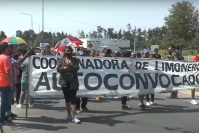 Los limoneros autoconvocados profundizan la protesta contra el Gobierno
