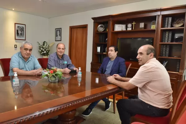 Mansilla se reunió con representantes del Centro de Comercio, Industria y Producción de Aguilares