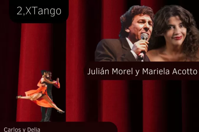 Julián Morel y Mariela acotto se presentarán en el Centro Cultural Virla