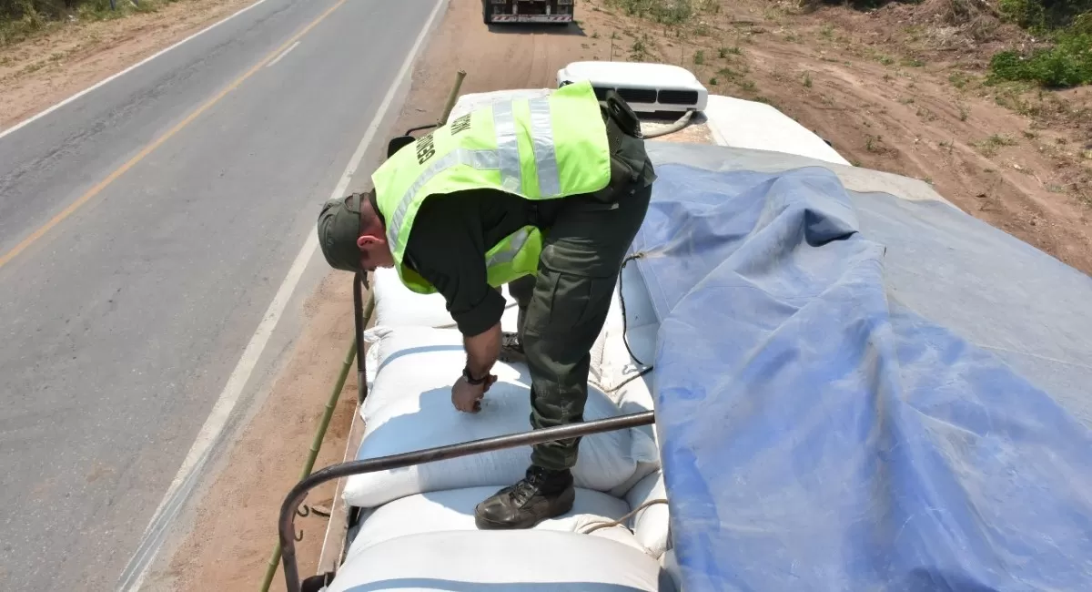Foto tomada de Gendarmería Nacional.
