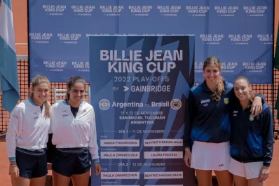 Billie Jean King Cup: Argentina recibe a Brasil en Lawn Tennis
