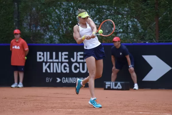 Billie Jean King Cup: Podoroska no pudo ante la potencia de Haddad Maia