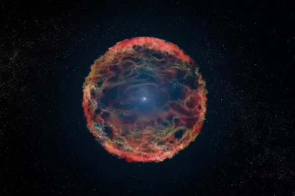 Captan, por primera vez, el instante de la explosión de una Supernova