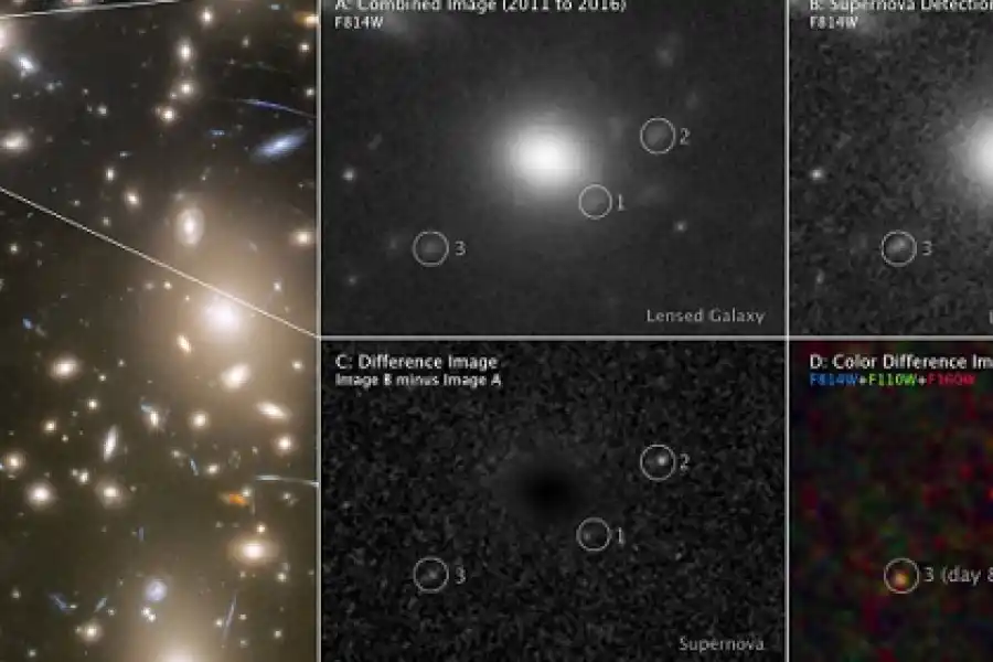 Captan, por primera vez, el instante de la explosión de una Supernova