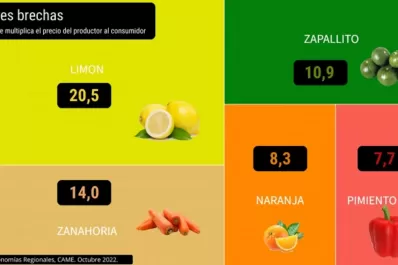 Agroalimentos: el consumidor pagó 3,7 veces más de lo que cobró el productor