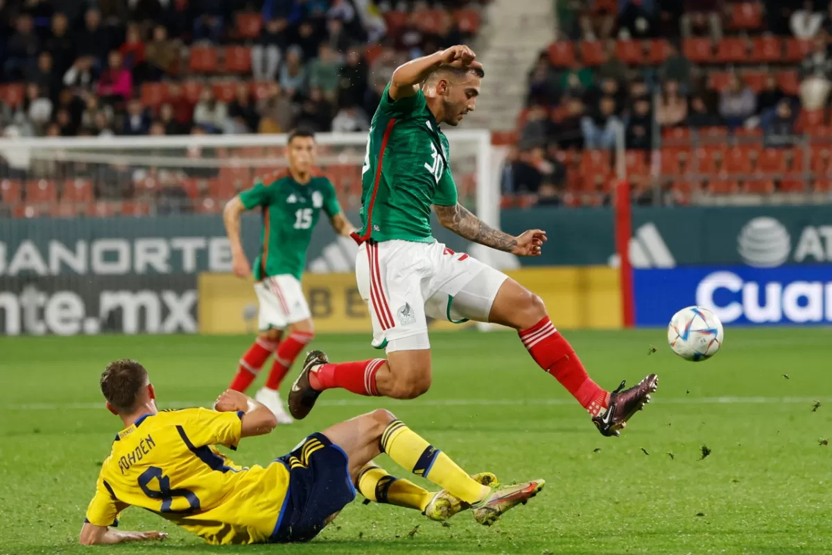 México sigue sin hacer pie: perdió con Suecia en su último partido antes de Qatar