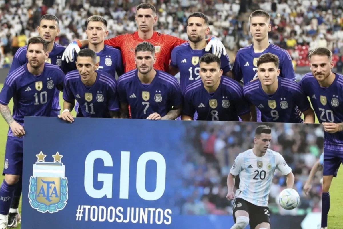 La Selección Argentina tuvo un emocionante gesto con Giovani Lo Celso